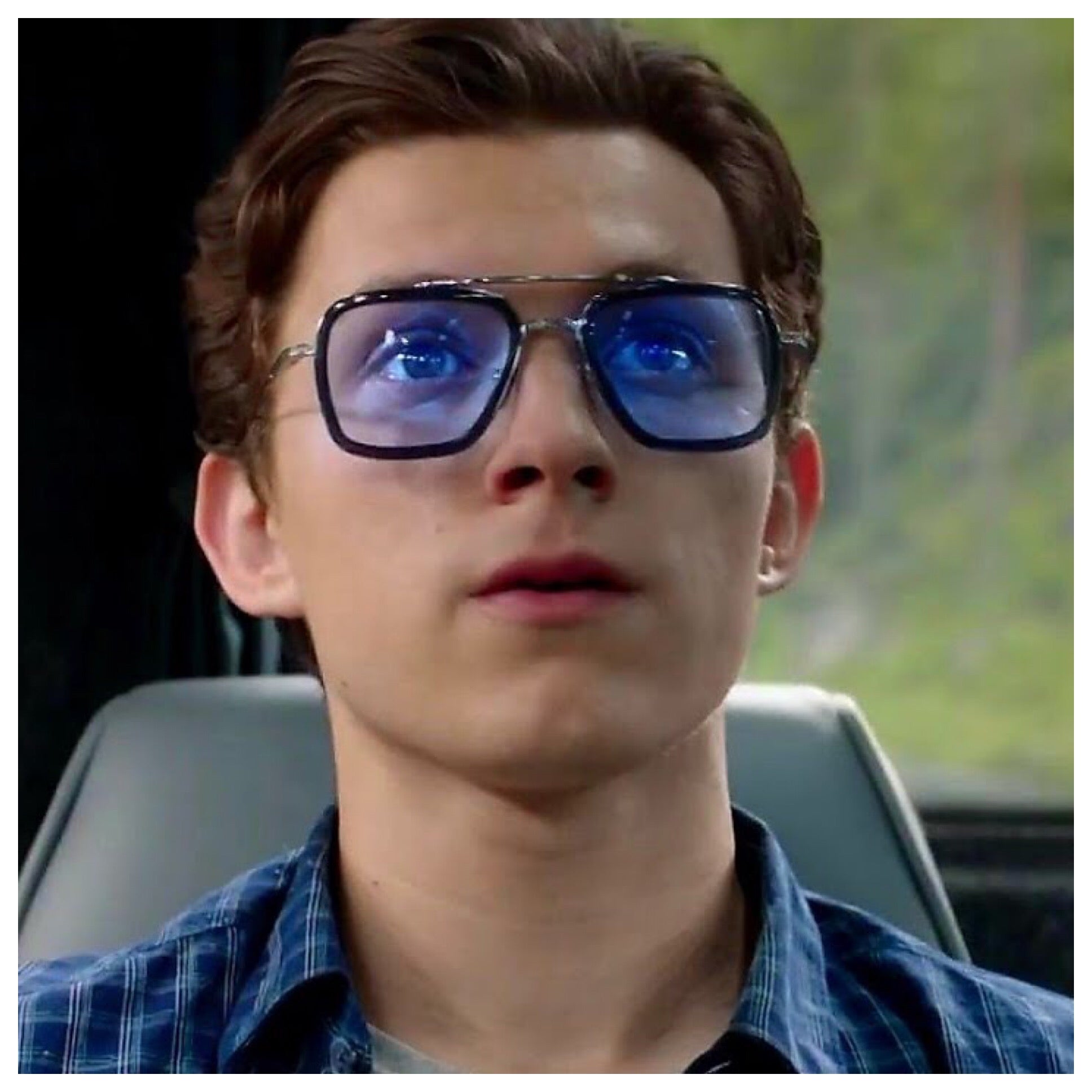 Tom Holland Wearing DITA Flight 006 Edith Sunglasses In Spider-Man