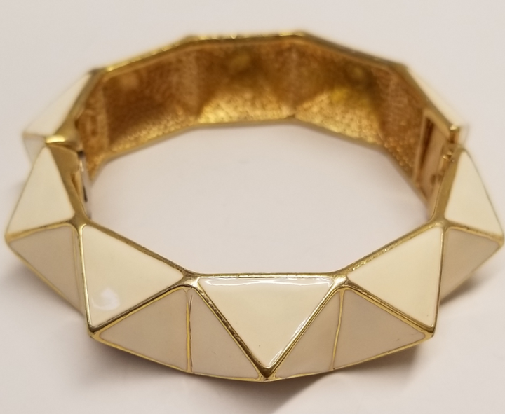 Enamel Geometric Shape Bracelet